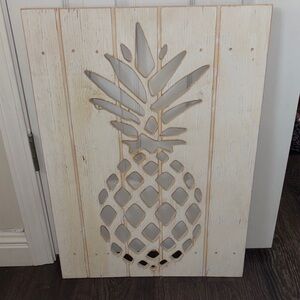 Hobby Lobby Cream Pineapple Wall Art